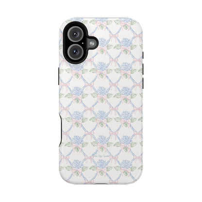 Lattice Coquette Bloom Magnetic iPhone Case