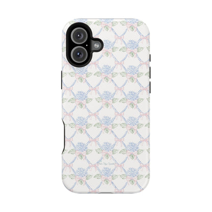 Lattice Coquette Bloom Magnetic iPhone Case