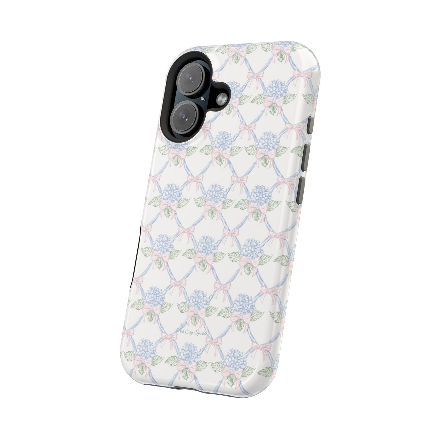 Lattice Coquette Bloom Magnetic iPhone Case