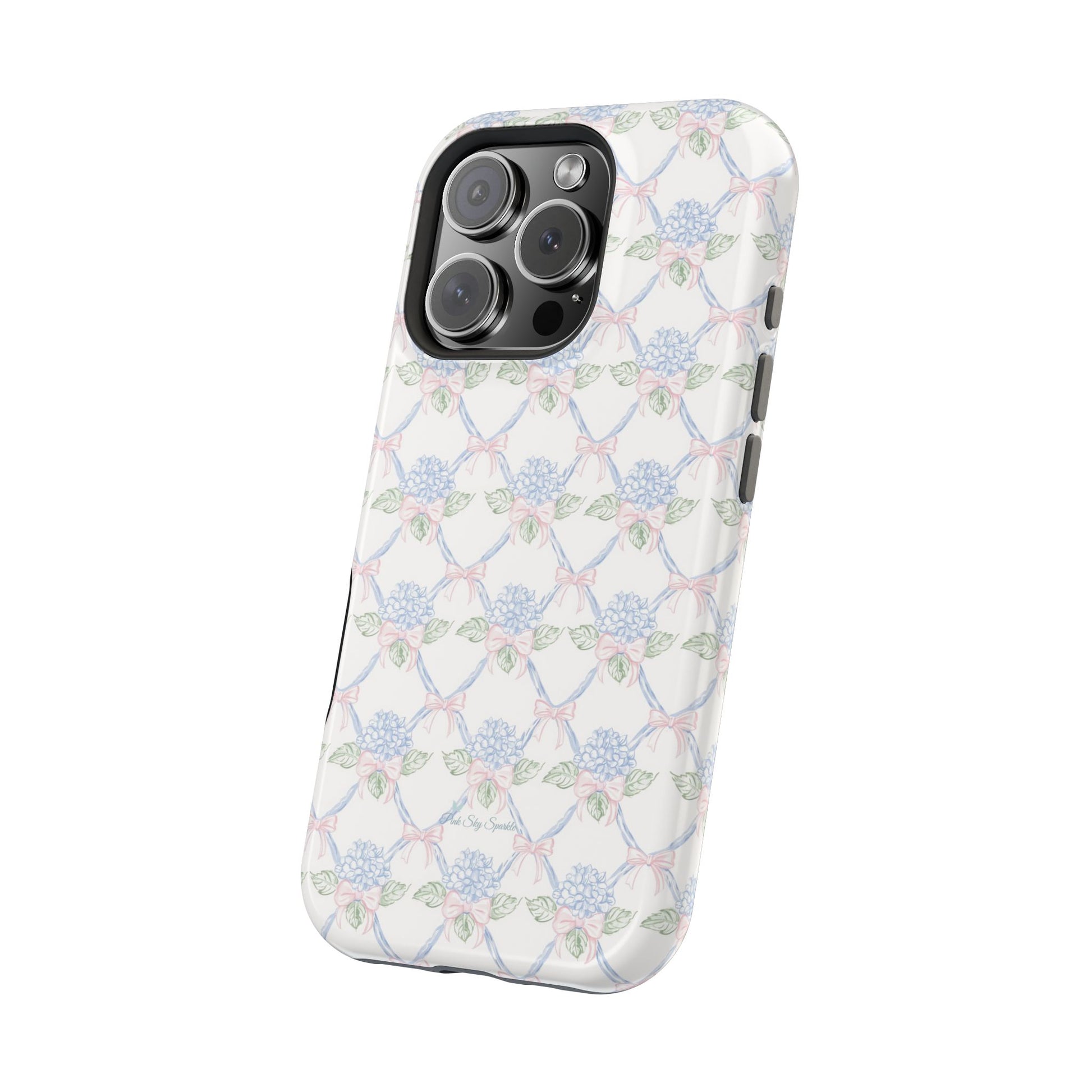 Lattice Coquette Bloom Magnetic iPhone Case