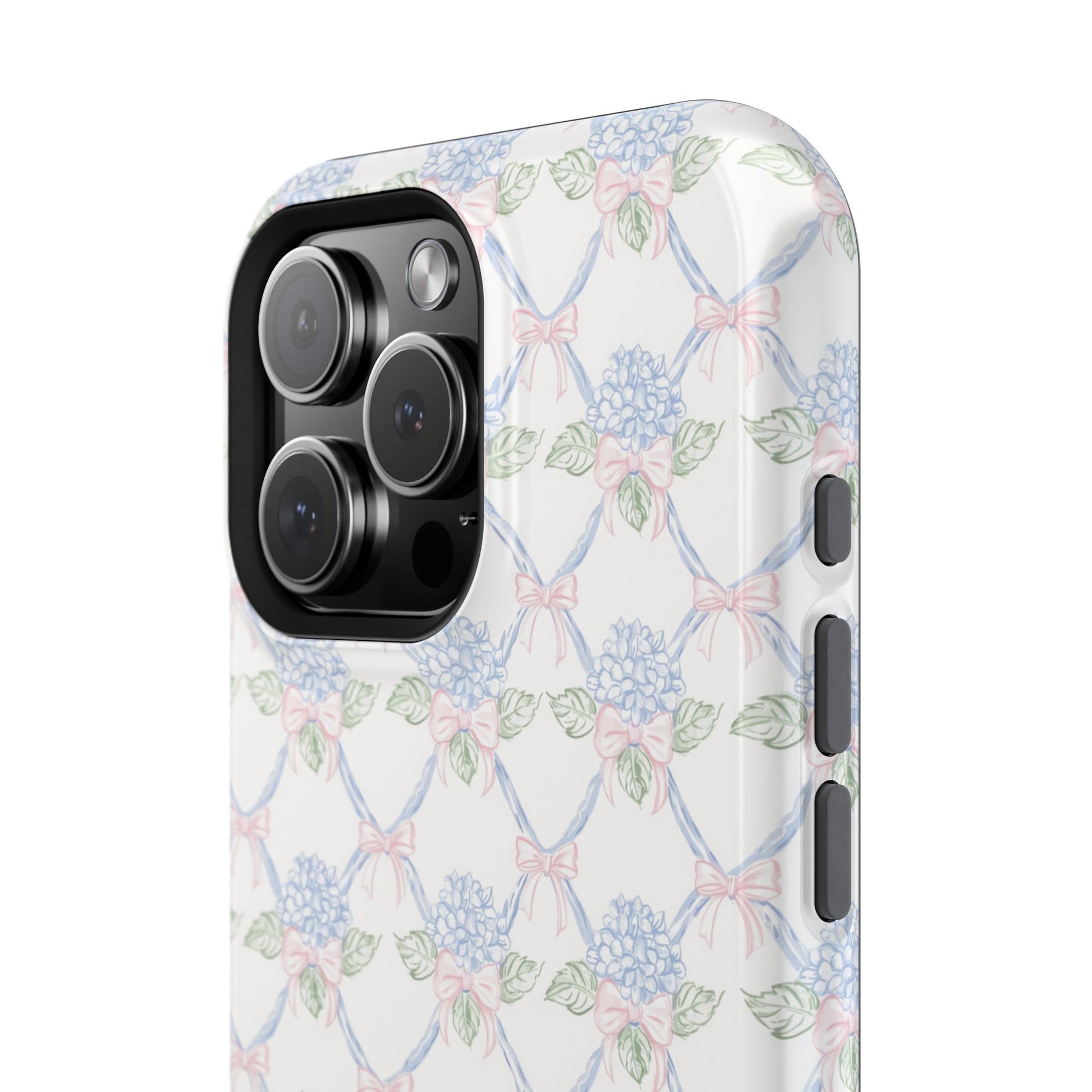 Lattice Coquette Bloom Magnetic iPhone Case