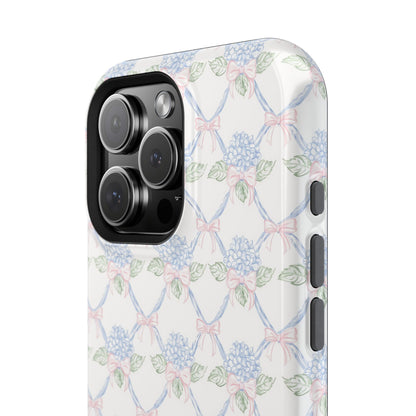 Lattice Coquette Bloom Magnetic iPhone Case