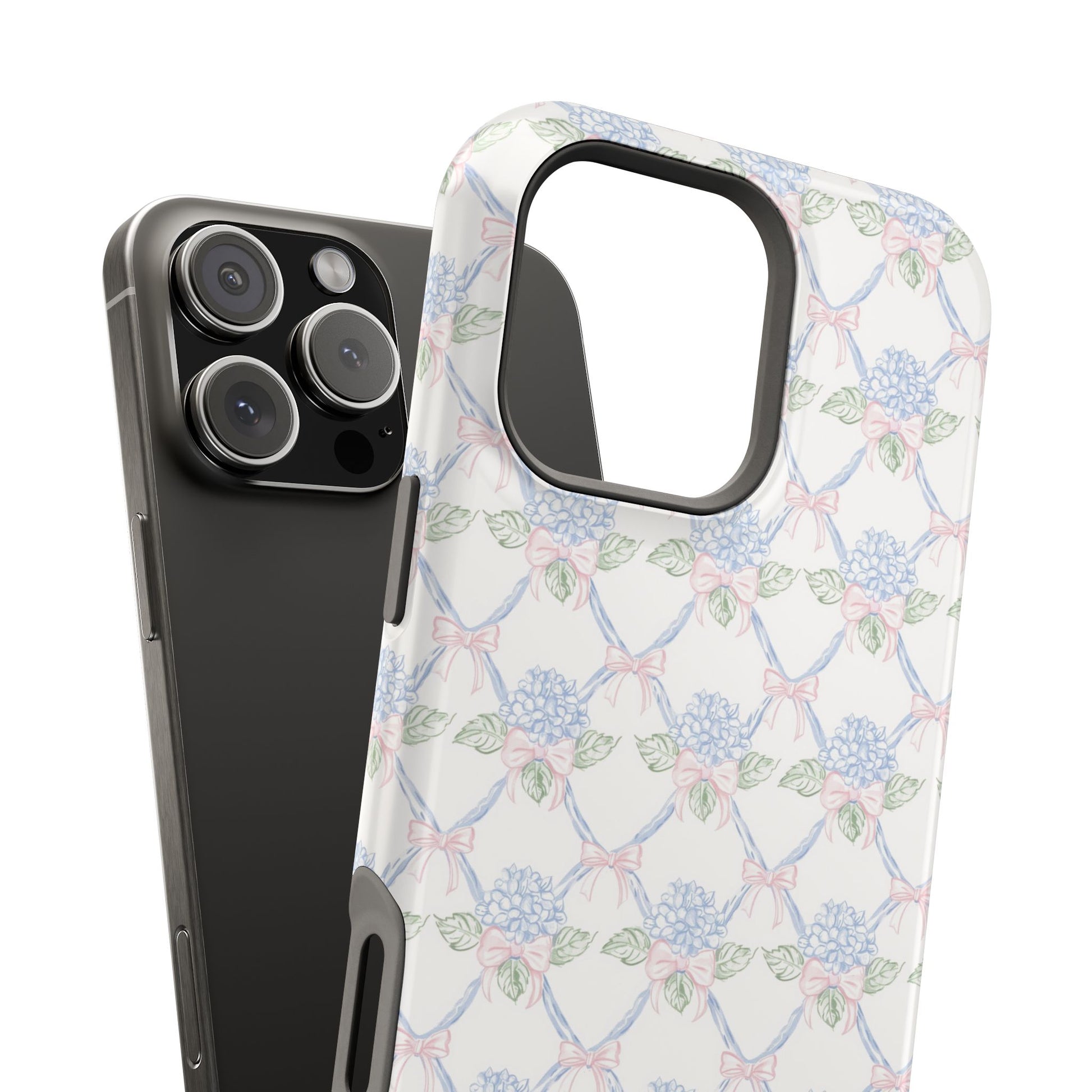 Lattice Coquette Bloom Magnetic iPhone Case