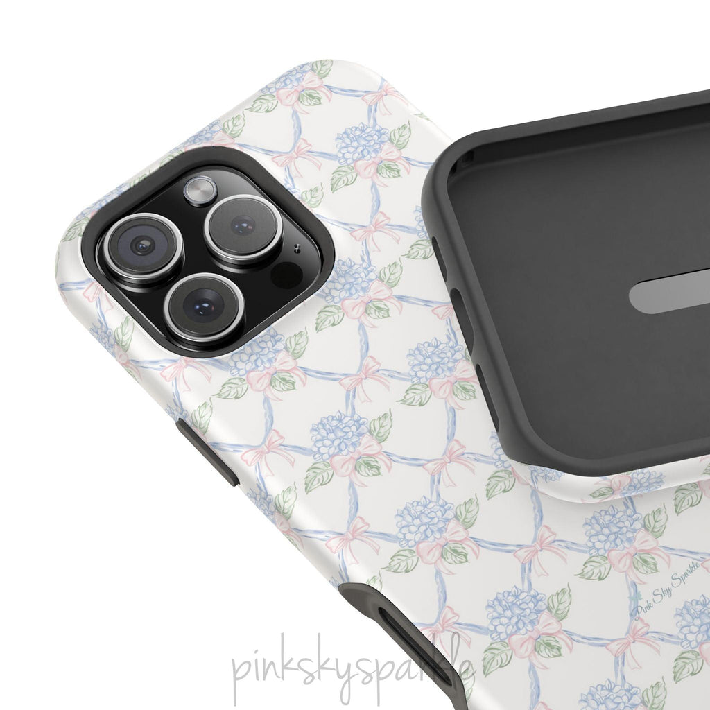 Lattice Coquette Bloom Magnetic iPhone Case