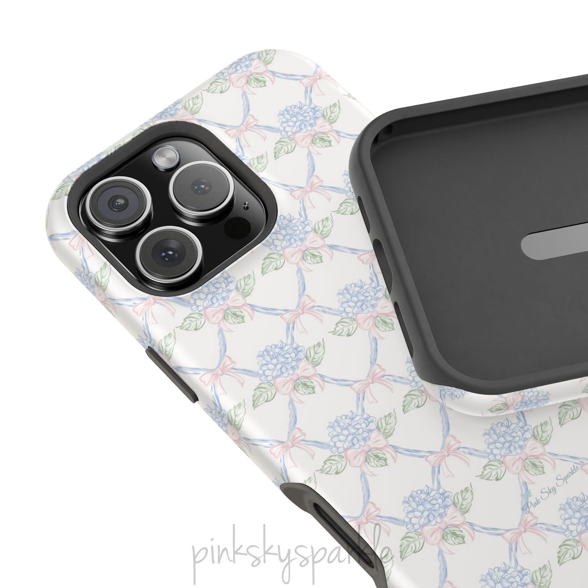 Lattice Coquette Bloom Magnetic iPhone Case
