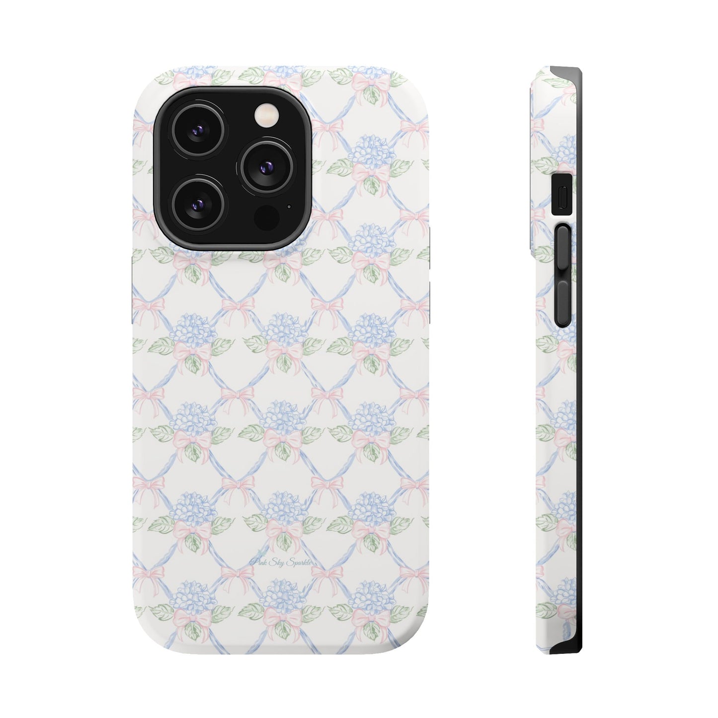 Lattice Coquette Bloom Magnetic iPhone Case