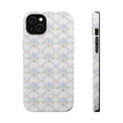 Lattice Coquette Bloom Magnetic iPhone Case