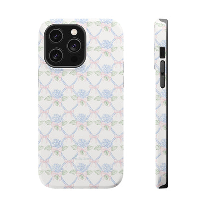 Lattice Coquette Bloom Magnetic iPhone Case