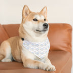Lattice Coquette Bloom Pet Bandana With Adjustable Collar