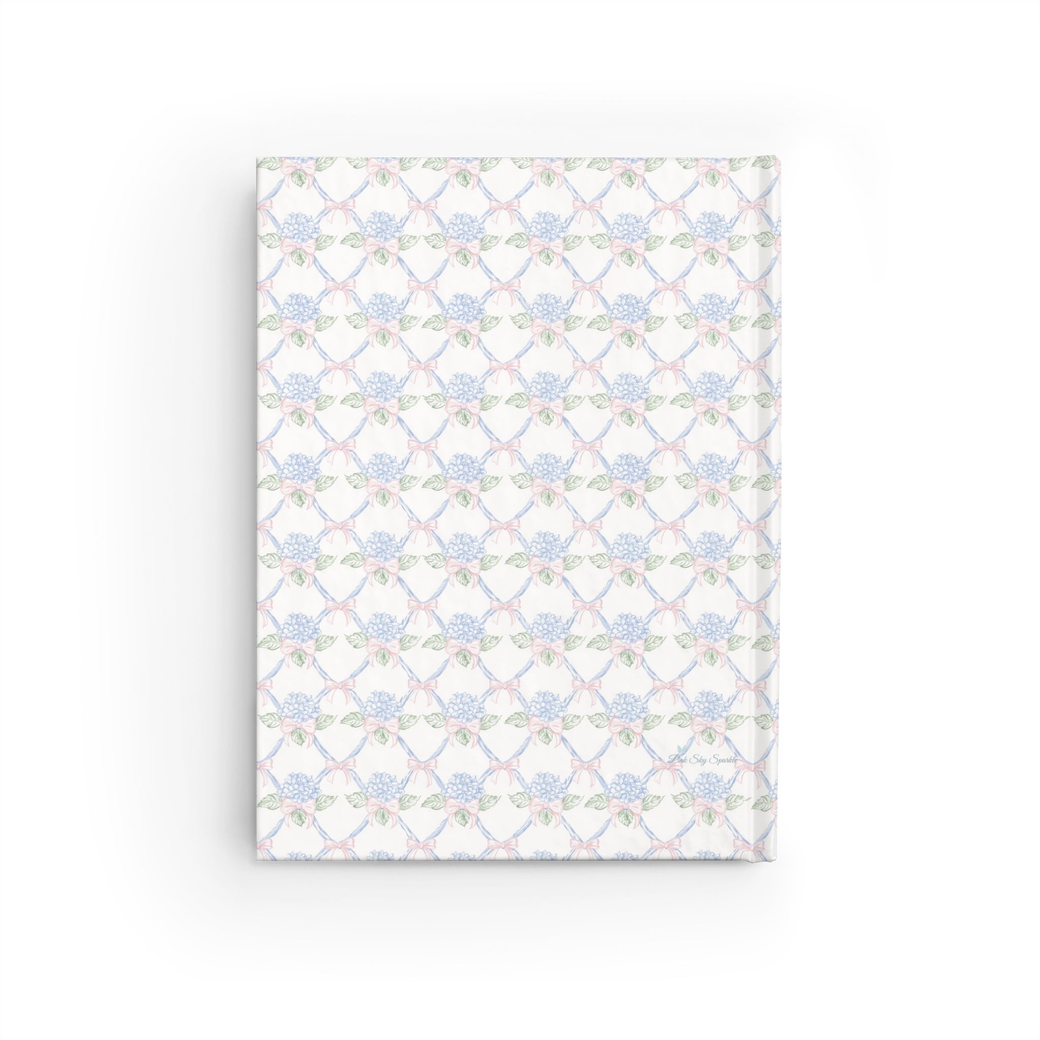 Lattice Coquette Bloom Ruled Notebook Journal