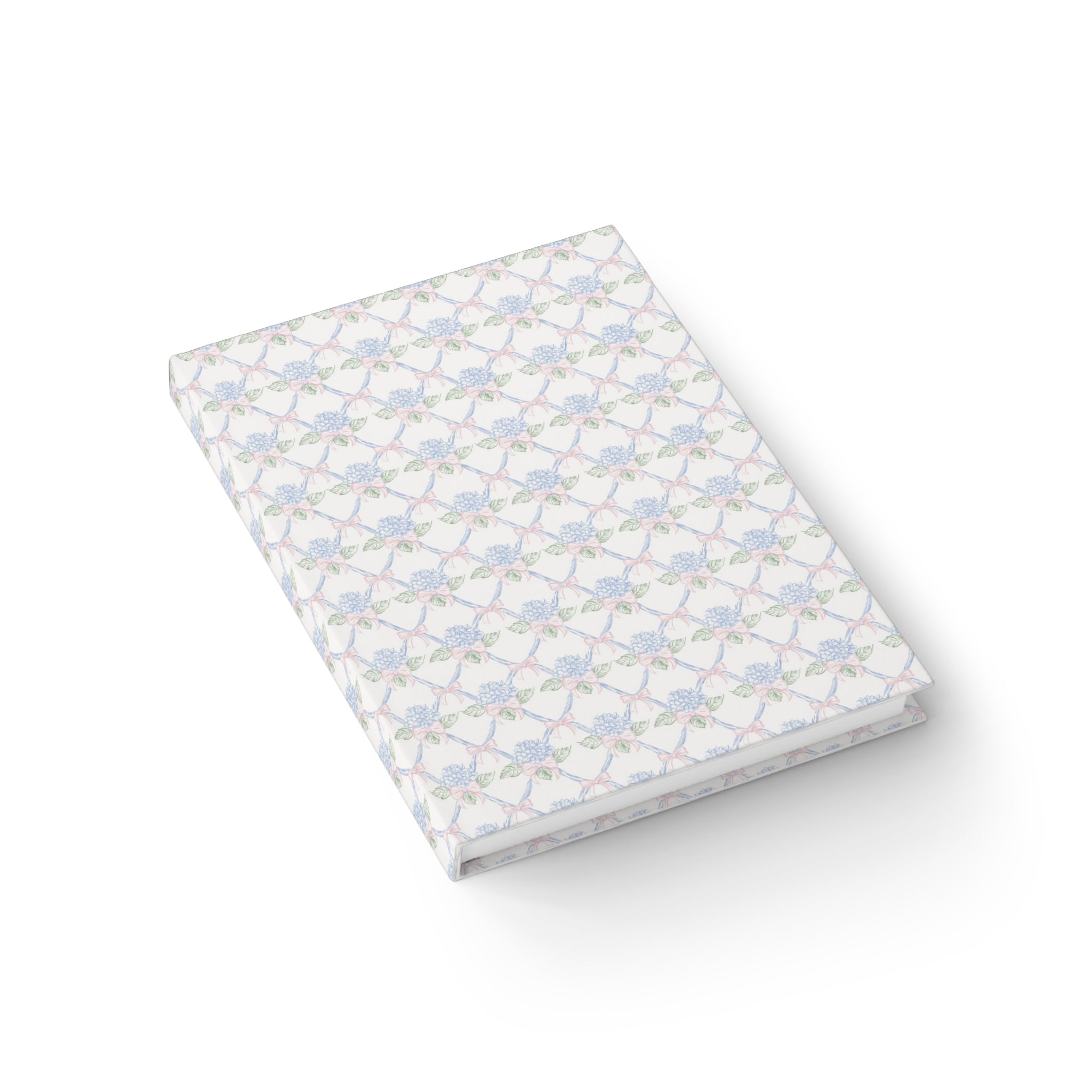 Lattice Coquette Bloom Ruled Notebook Journal