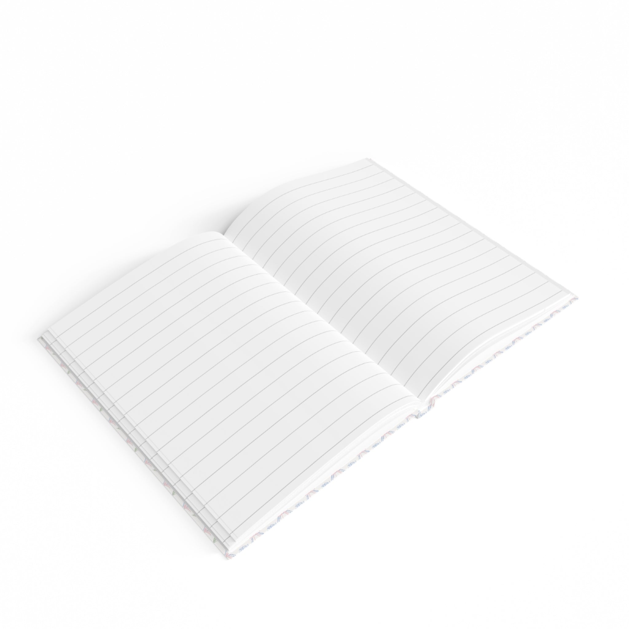 Lattice Coquette Bloom Ruled Notebook Journal