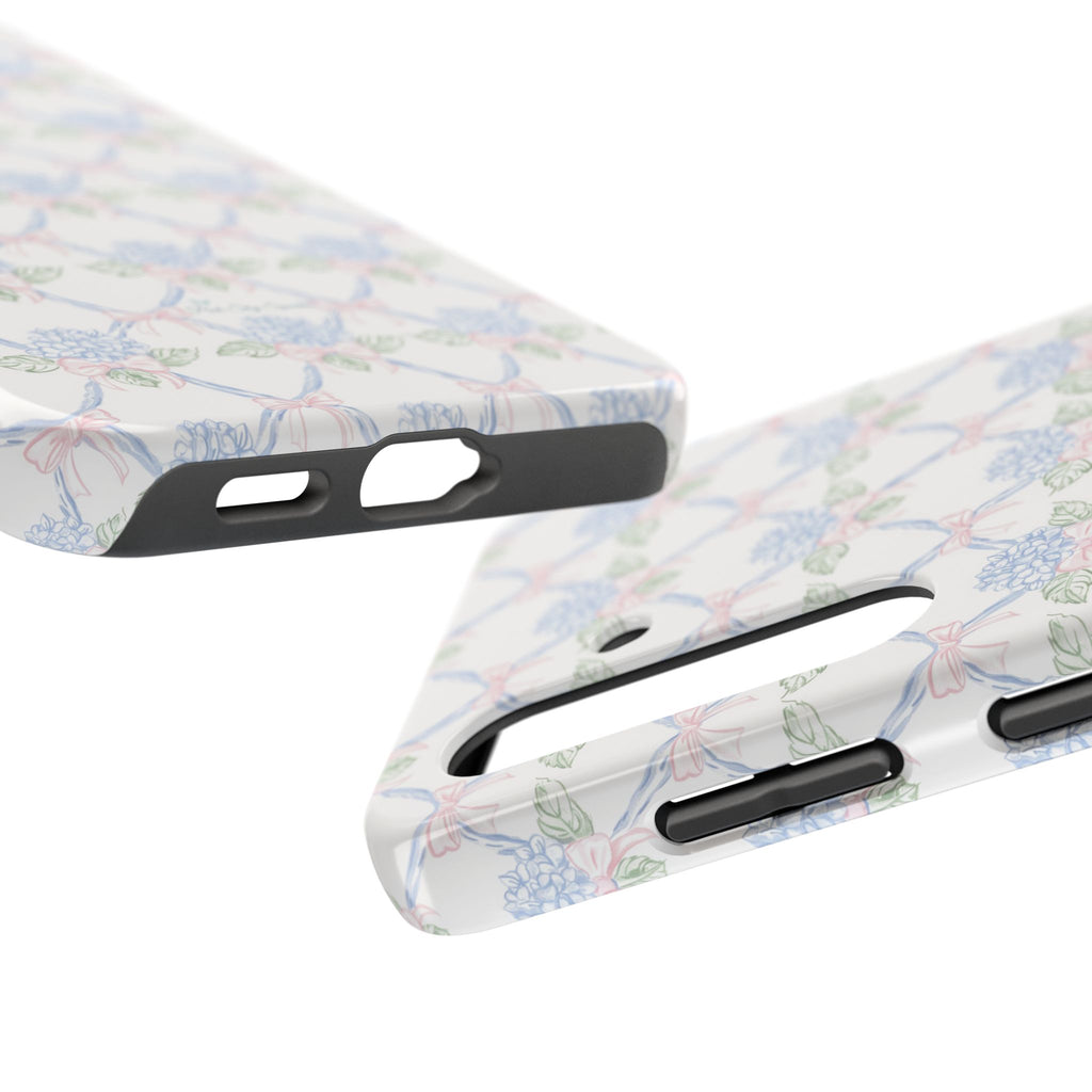 Lattice Coquette Bloom Tough Samsung Galaxy Phone Case
