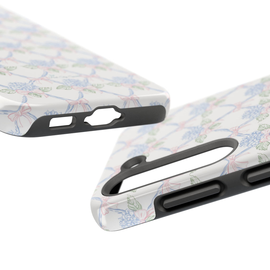 Lattice Coquette Bloom Tough Samsung Galaxy Phone Case