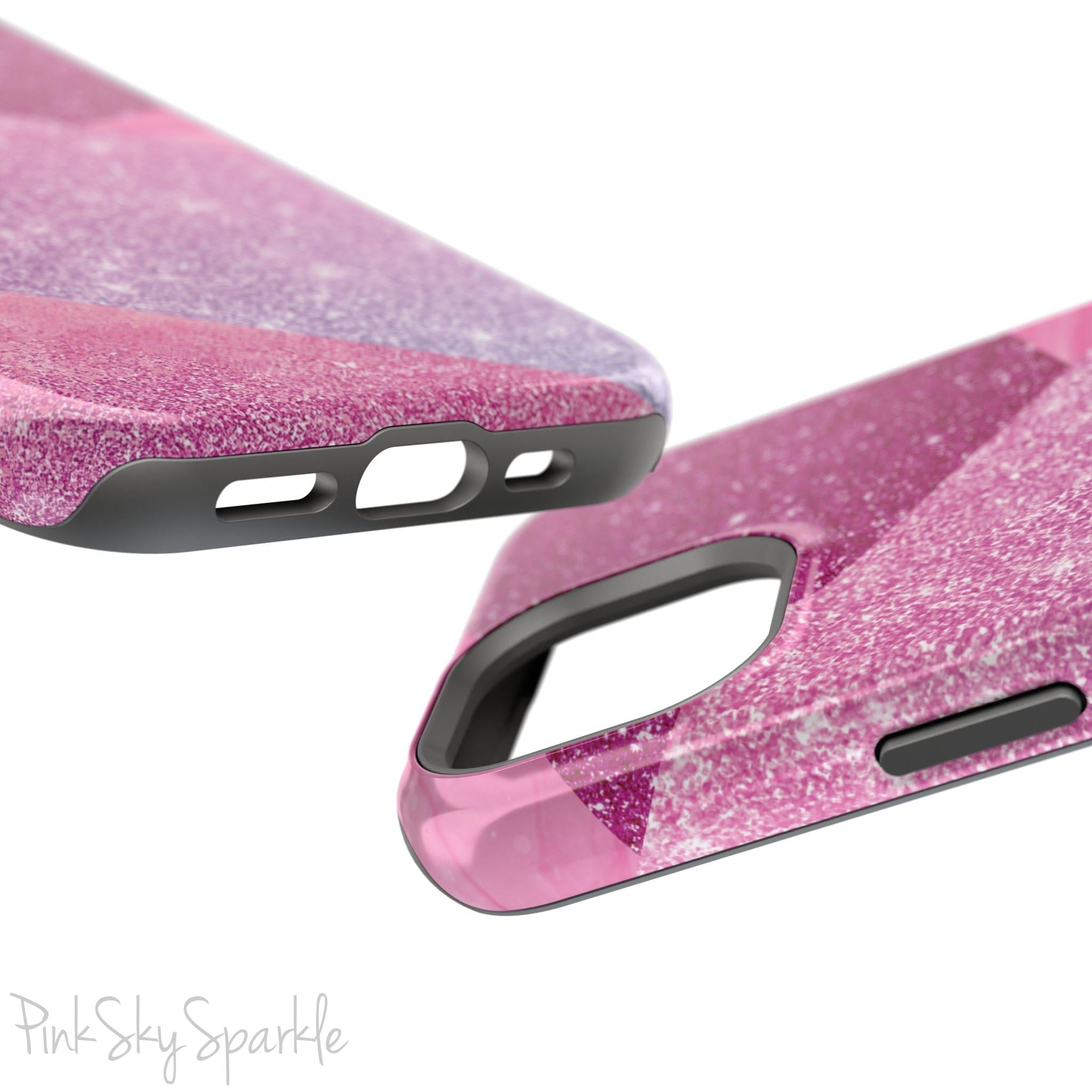 Layered in Sparkles Magnetic iPhone Case