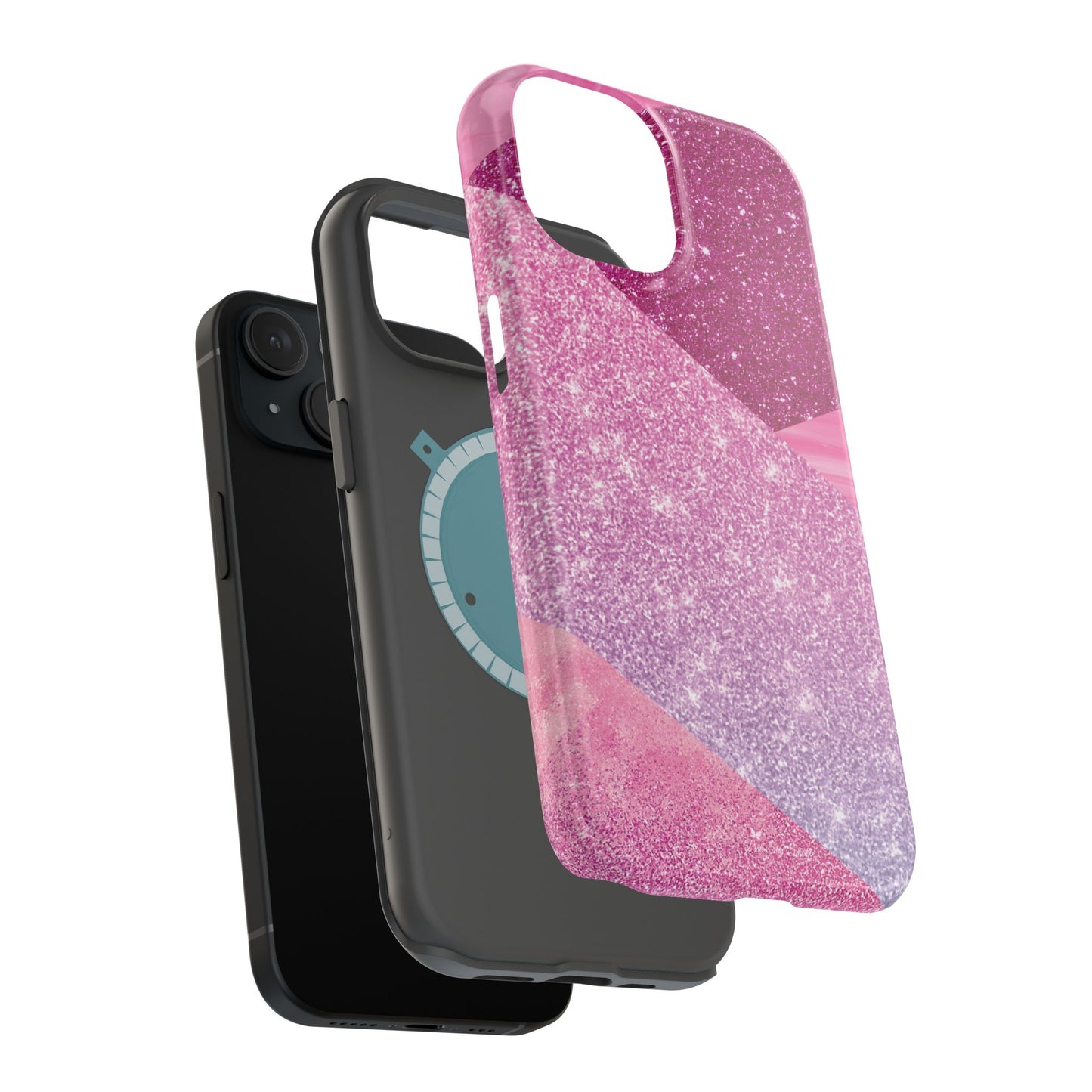 Layered in Sparkles Magnetic iPhone Case