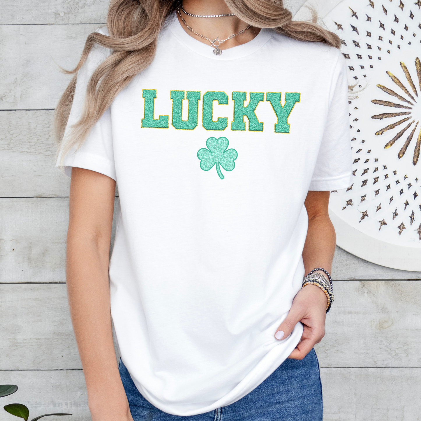 Lucky Lace Clover T-shirt