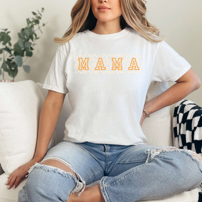 MAMA Daisy Pattern T-shirt