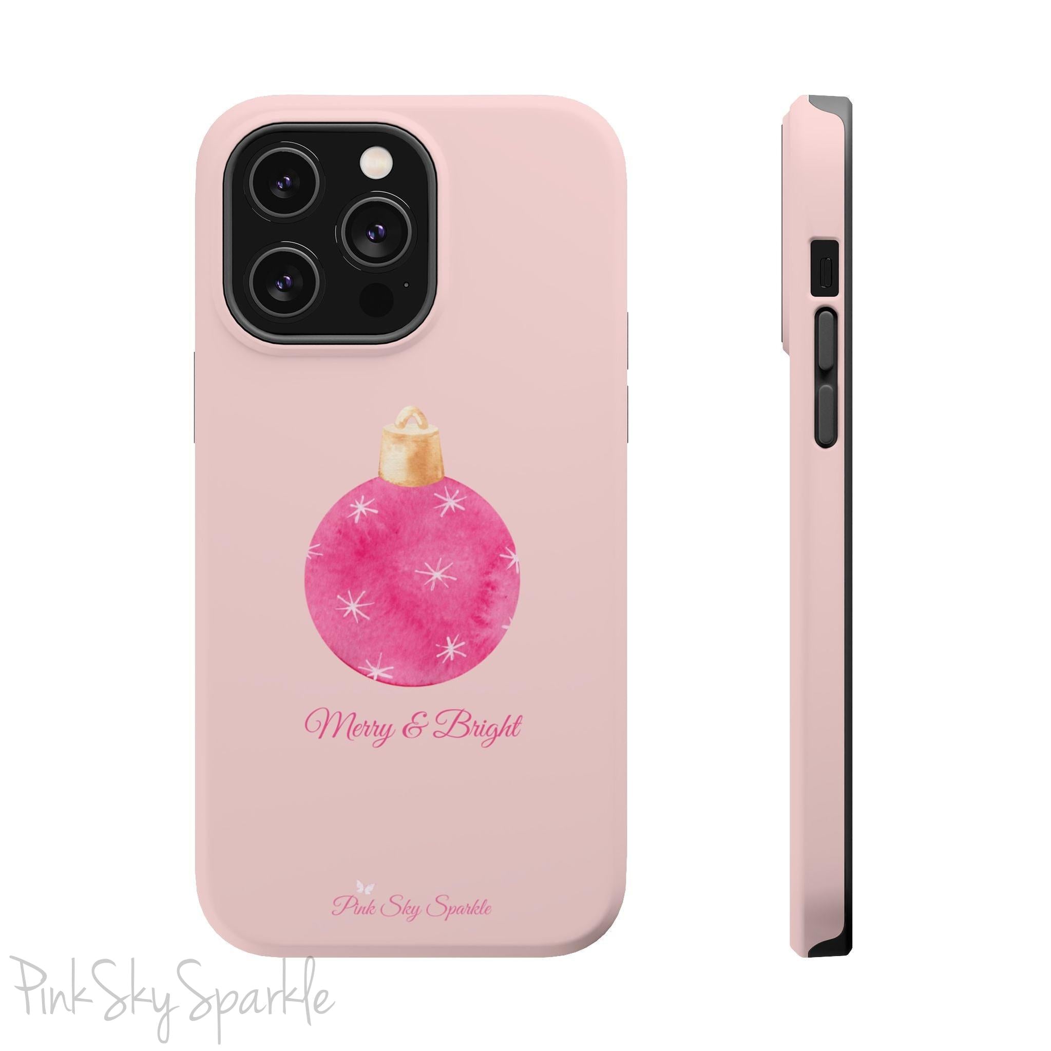 Merry & Bright Christmas Magnetic iPhone Case