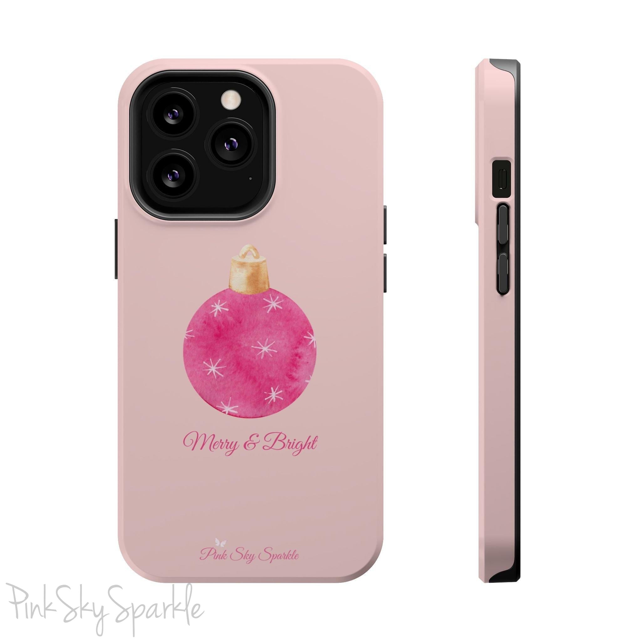 Merry & Bright Christmas Magnetic iPhone Case
