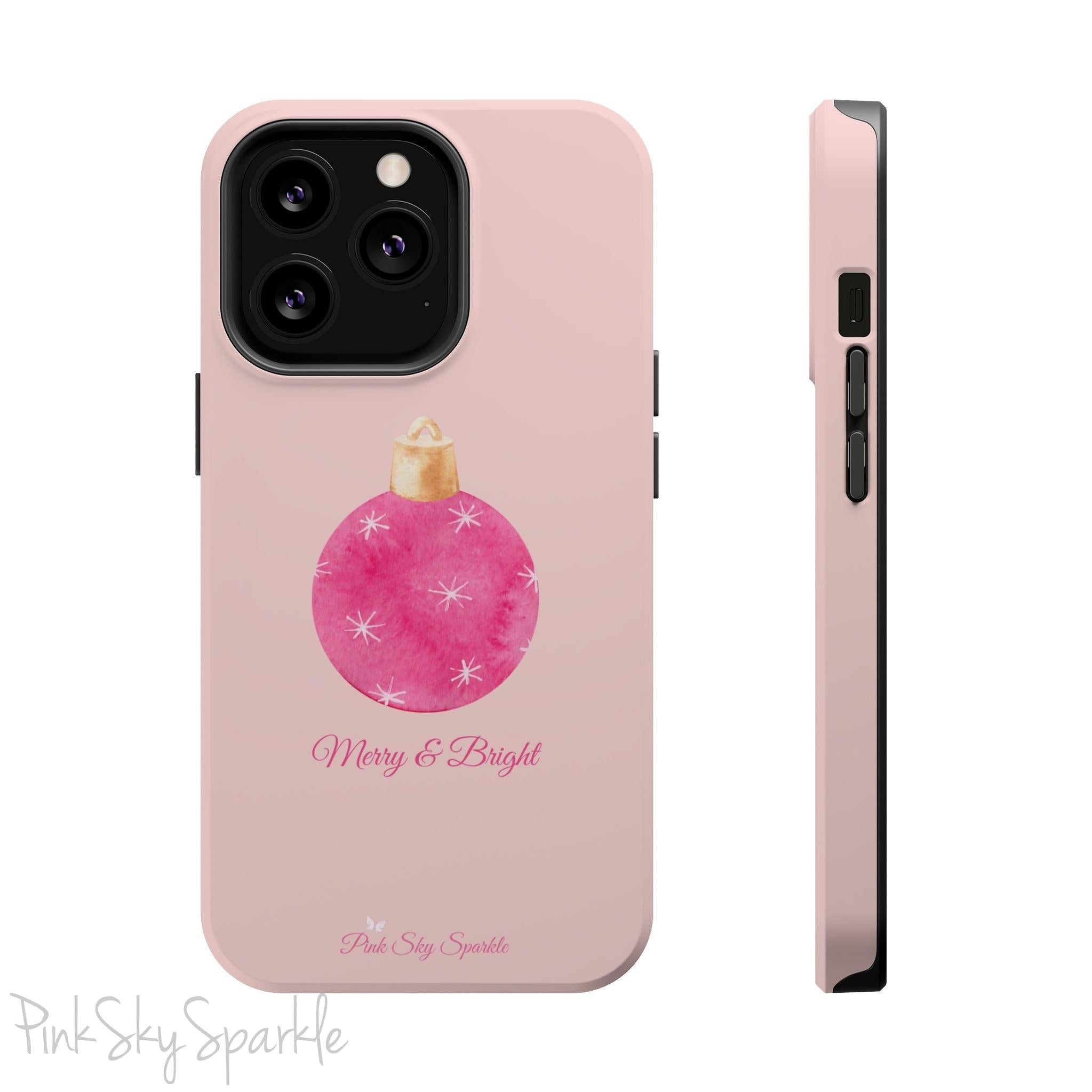 Merry & Bright Christmas Magnetic iPhone Case