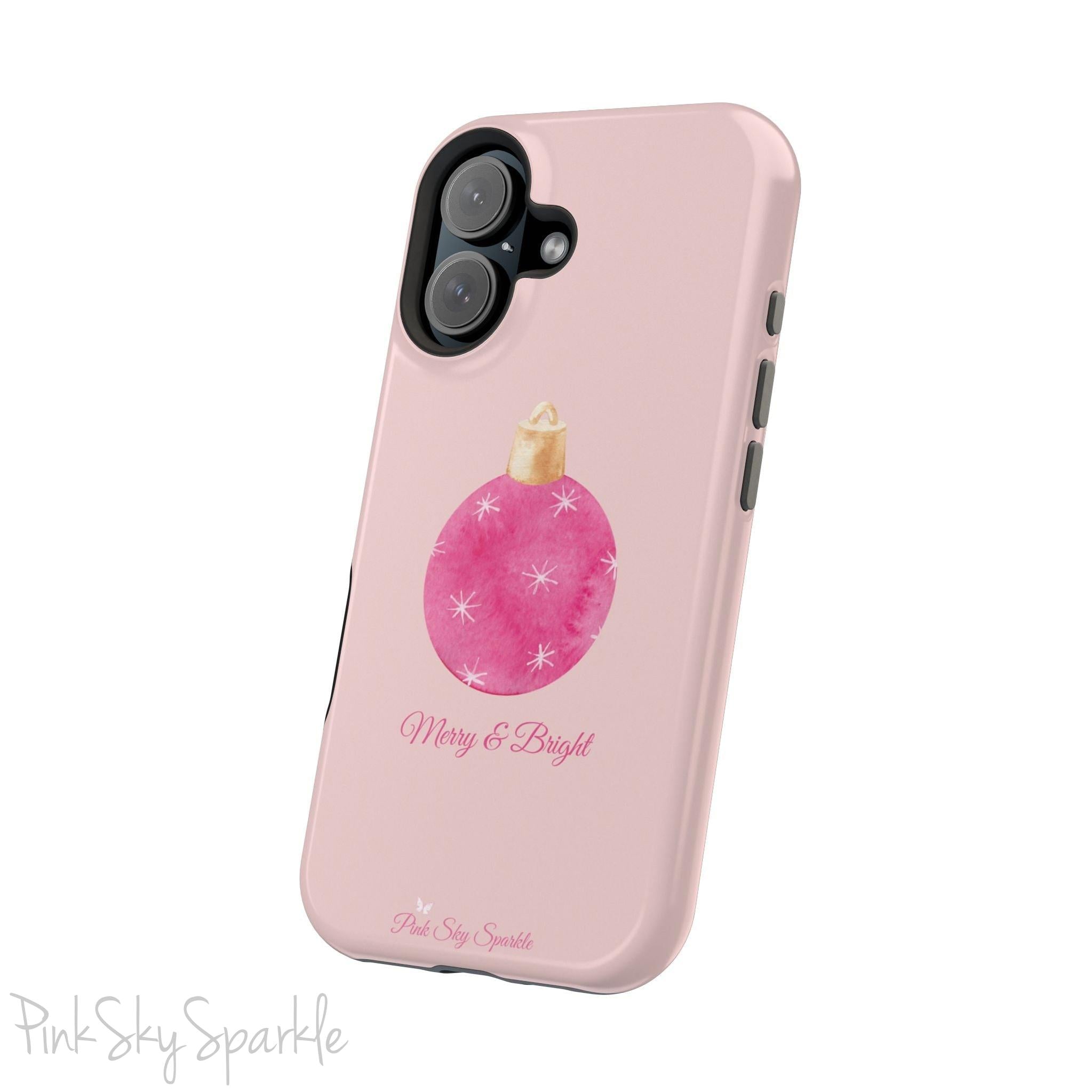 Merry & Bright Christmas Magnetic iPhone Case