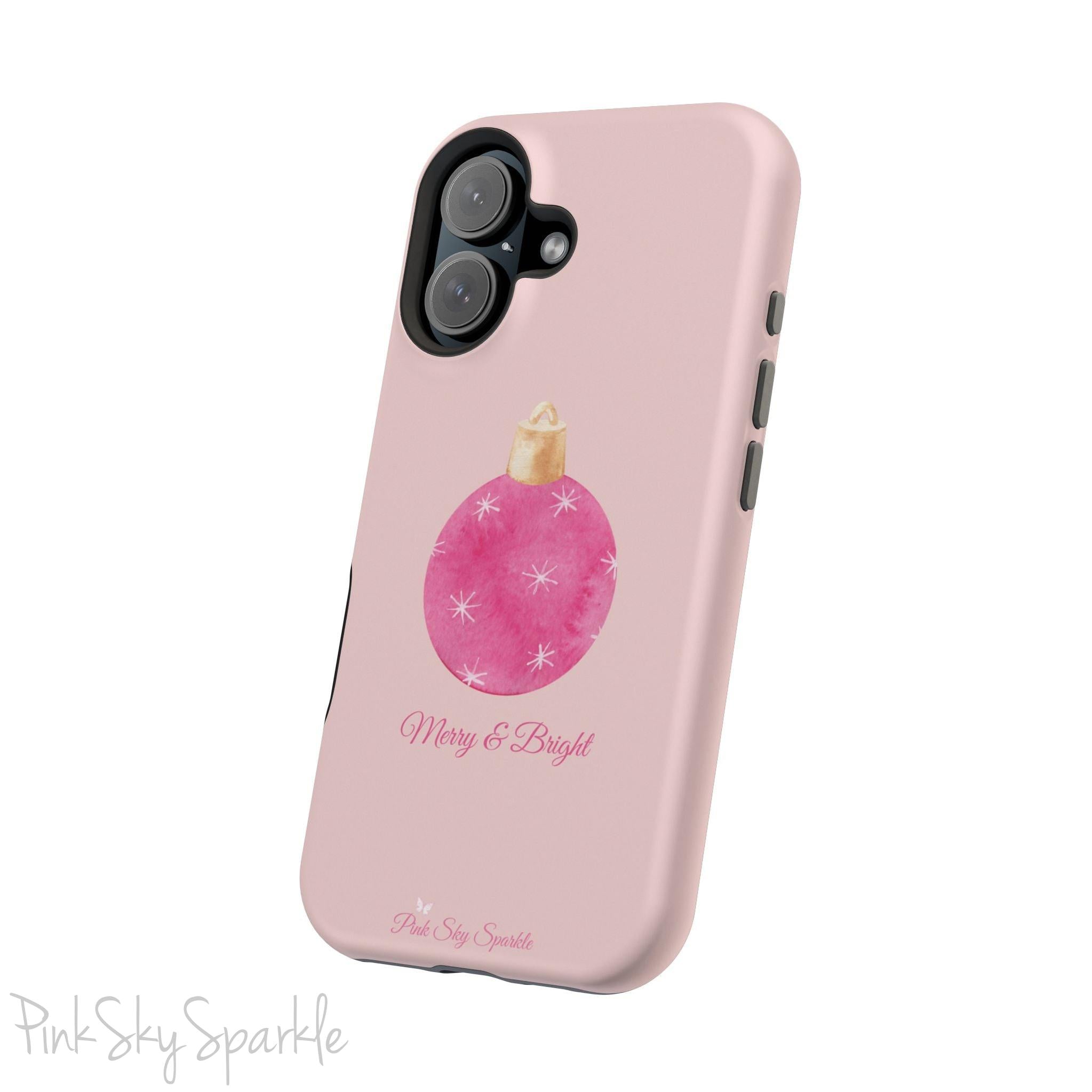 Merry & Bright Christmas Magnetic iPhone Case