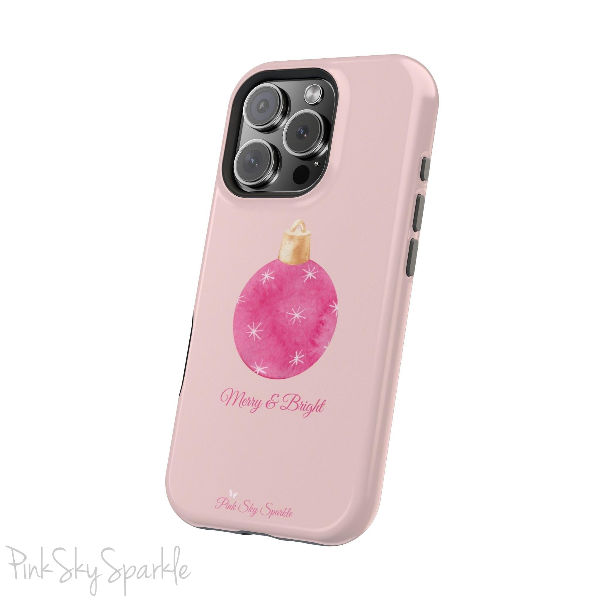 Merry & Bright Christmas Magnetic iPhone Case