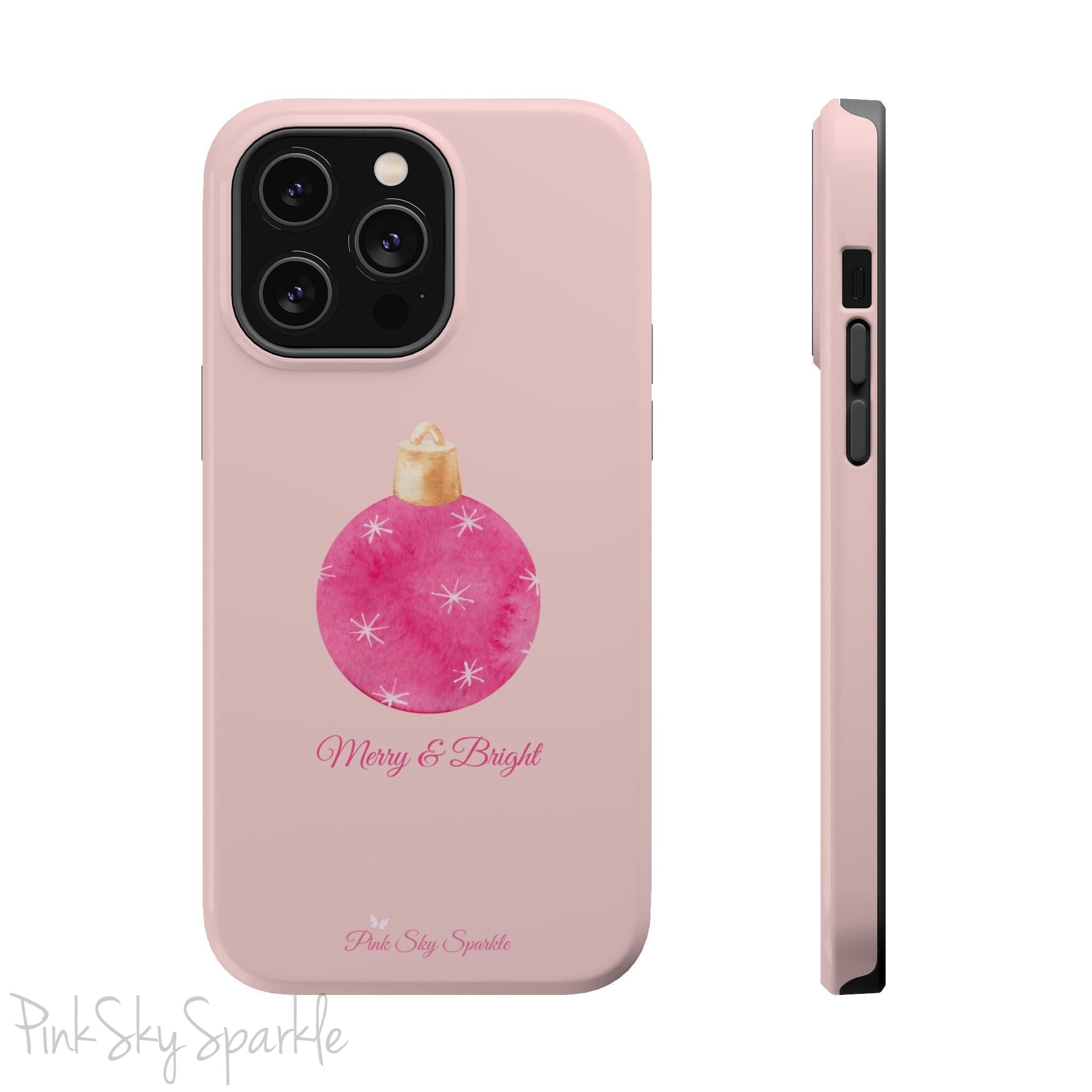 Merry & Bright Christmas Magnetic iPhone Case