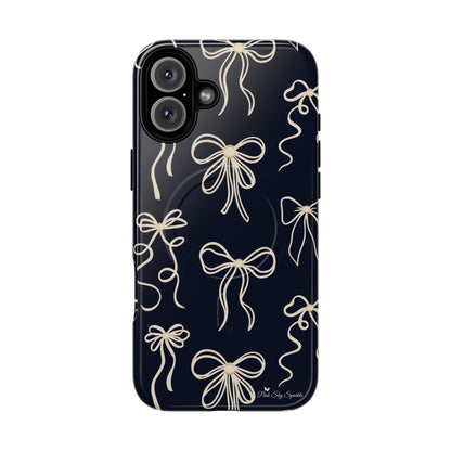 Midnight Bows Magnetic iPhone Case