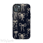 Midnight Bows Magnetic iPhone Case