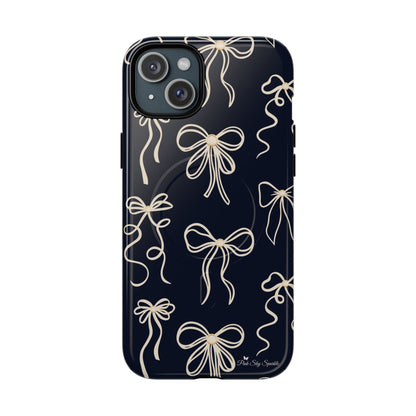 Midnight Bows Magnetic iPhone Case