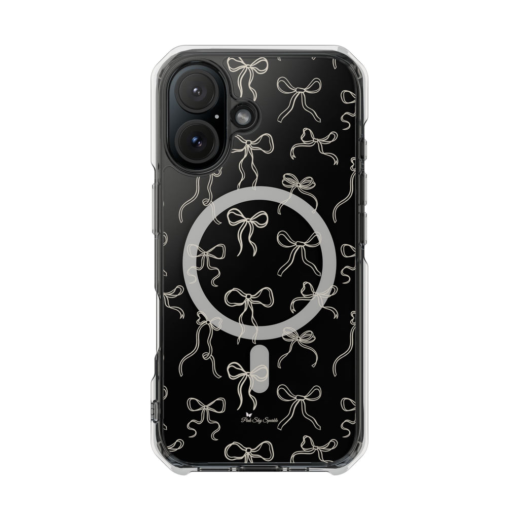 Neutral Bows Magnetic Clear Impact iPhone Case