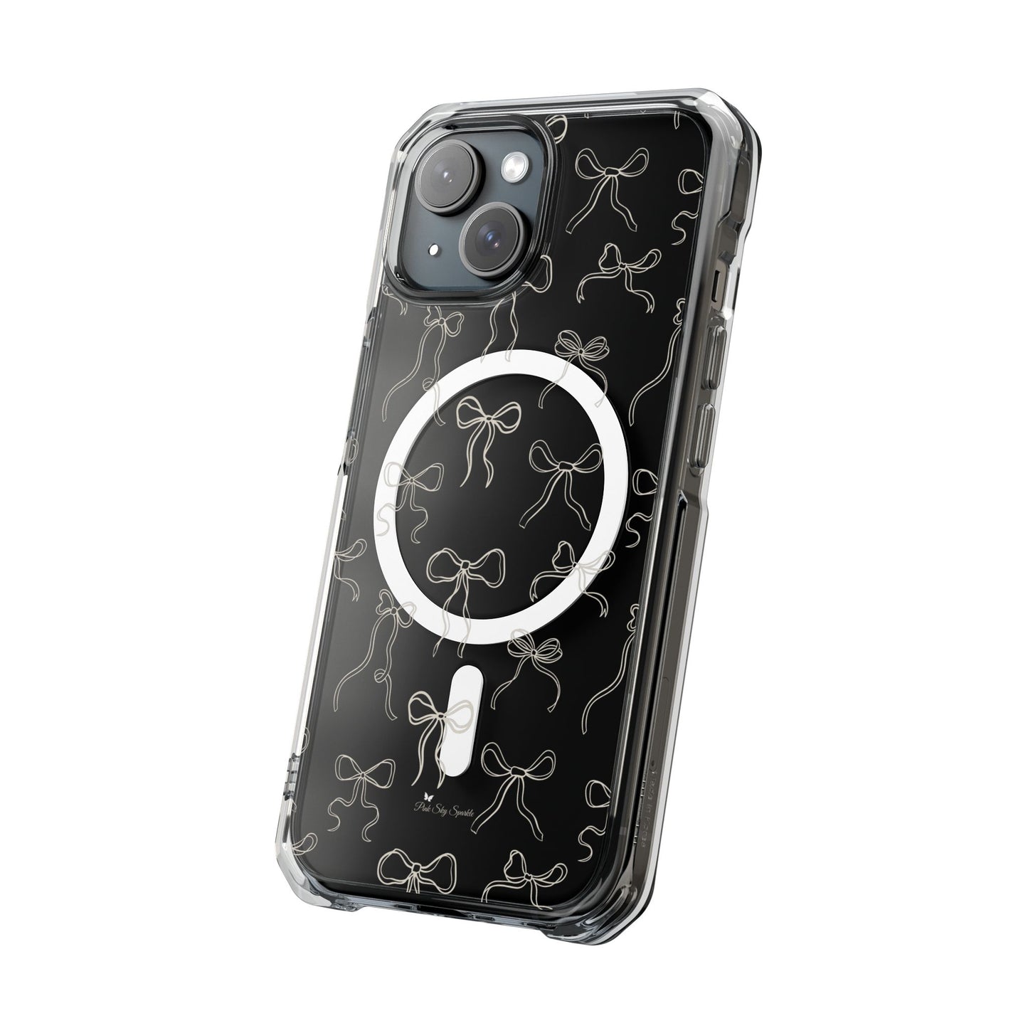 Neutral Bows Magnetic Clear Impact iPhone Case
