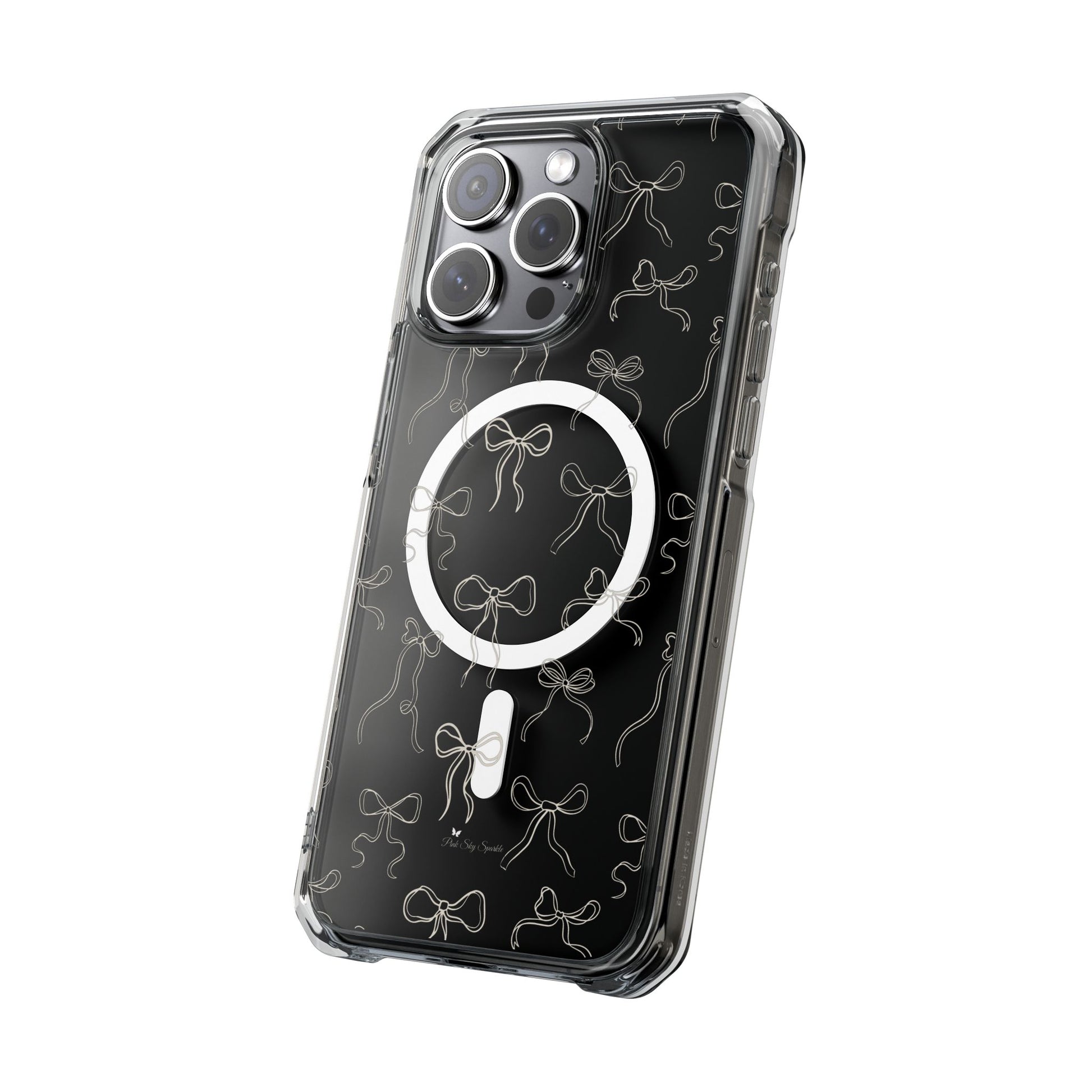 Neutral Bows Magnetic Clear Impact iPhone Case