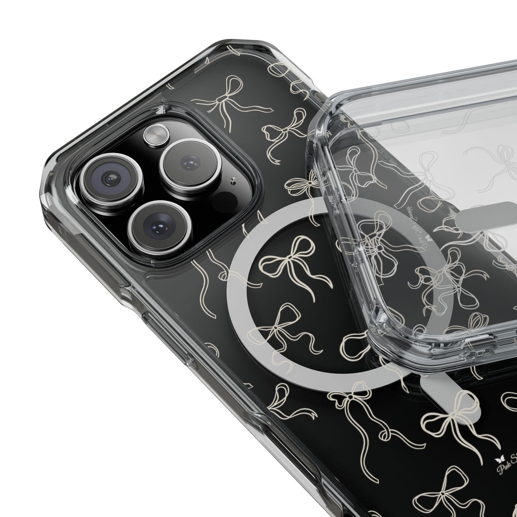Neutral Bows Magnetic Clear Impact iPhone Case