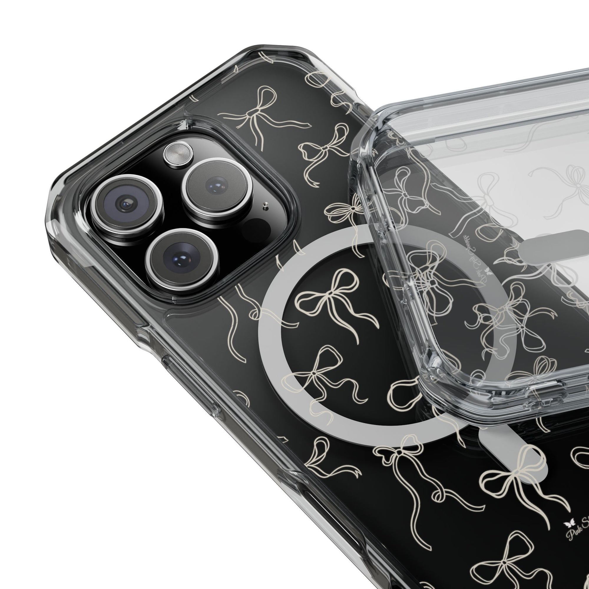 Neutral Bows Magnetic Clear Impact iPhone Case