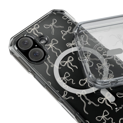 Neutral Bows Magnetic Clear Impact iPhone Case