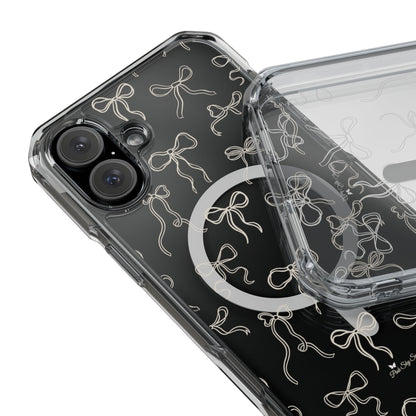 Neutral Bows Magnetic Clear Impact iPhone Case