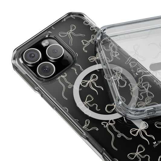 Neutral Bows Magnetic Clear Impact iPhone Case