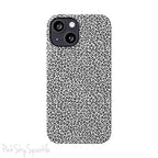 Noir Leopard Slim iPhone Case