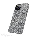 Noir Leopard Slim iPhone Case