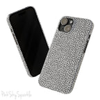 Noir Leopard Slim iPhone Case