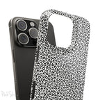 Noir Leopard Slim iPhone Case