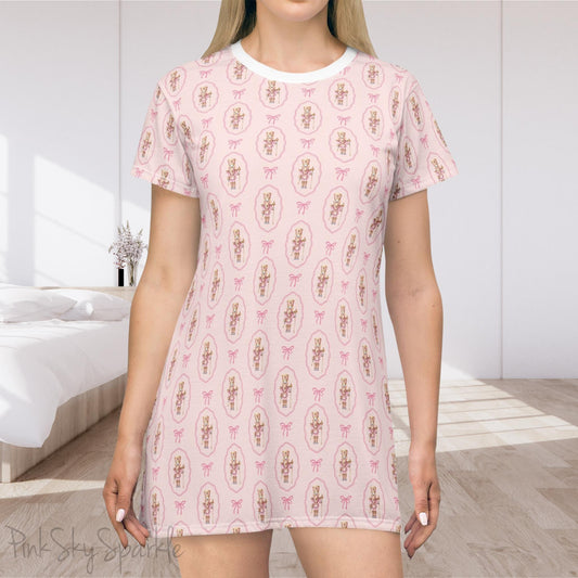 Nutcracker Coquette T-Shirt Pyjama Dress