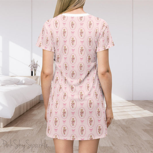 Nutcracker Coquette T-Shirt Pyjama Dress