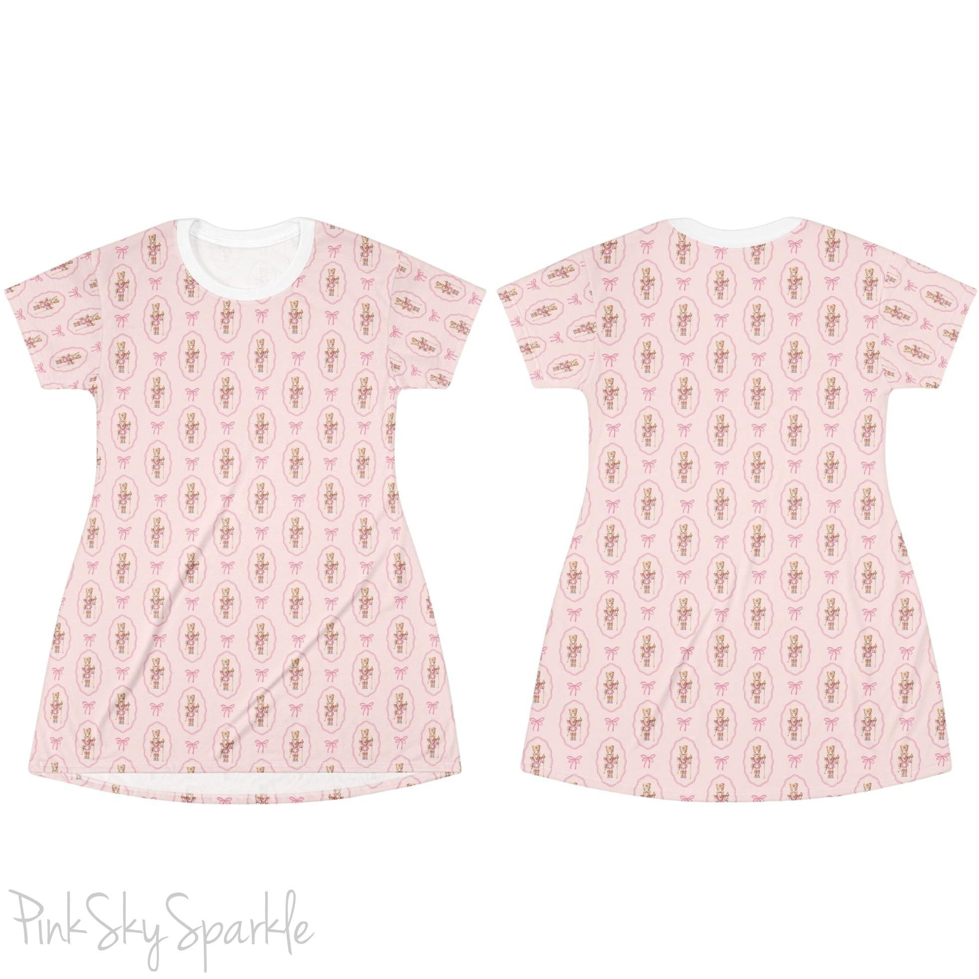 Nutcracker Coquette T-Shirt Pyjama Dress