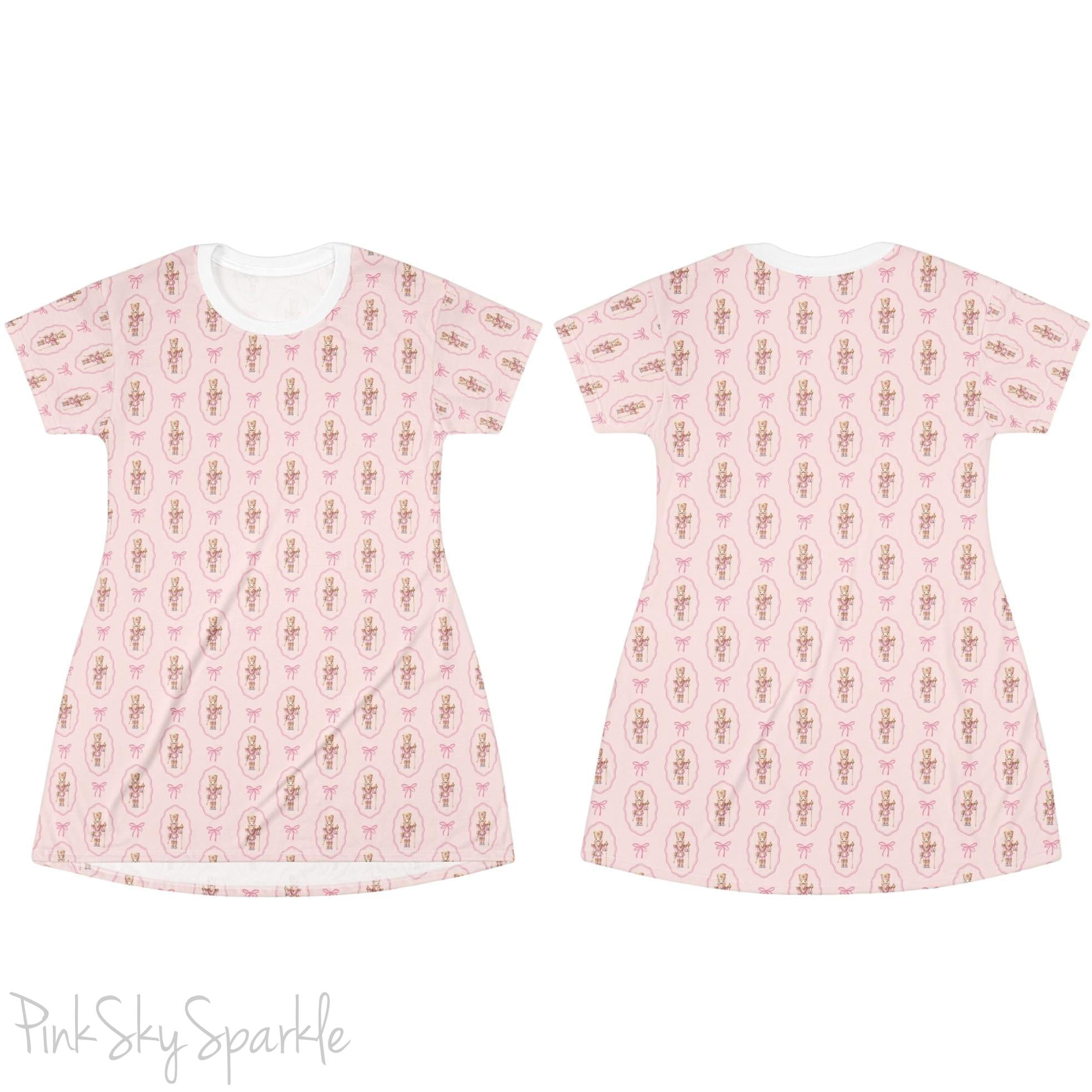 Nutcracker Coquette T-Shirt Pyjama Dress