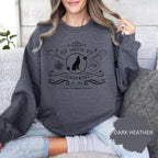 Relax in style in our cute Old Habits Die Screaming Pub Crewneck Sweatshirt inspired by Taylor Swift's song "The Black Dog".