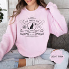 Relax in style in our cute Old Habits Die Screaming Pub Crewneck Sweatshirt inspired by Taylor Swift's song "The Black Dog".